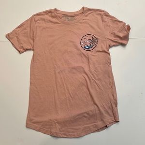 Chilling alien shirt size small salmon